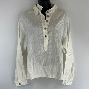Xirena Woman Linen Button-Up Shirt